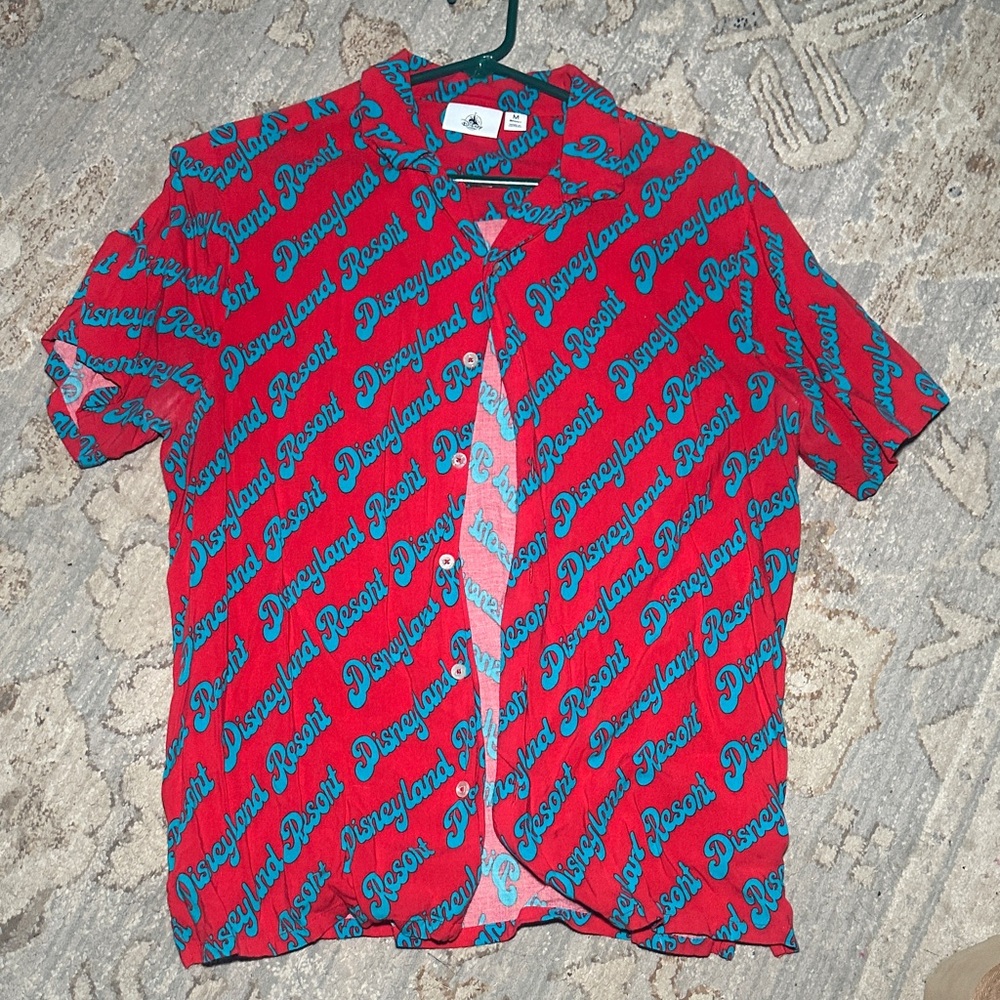 Disneyland Red Men's Shirt